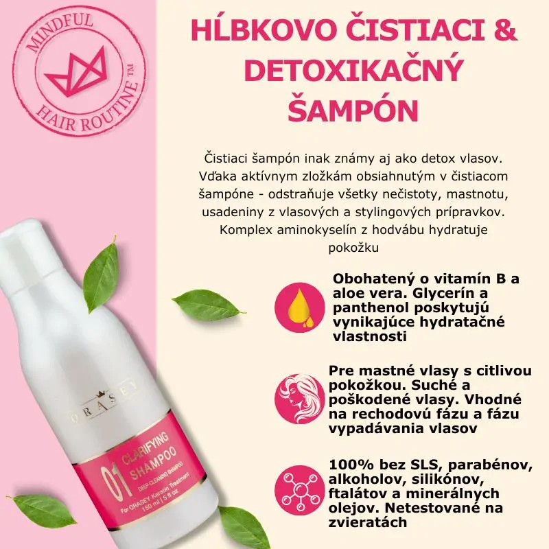Orasey hĺbkovo čistiaci šampón 150ml - Bez sulfátov a silikónov
